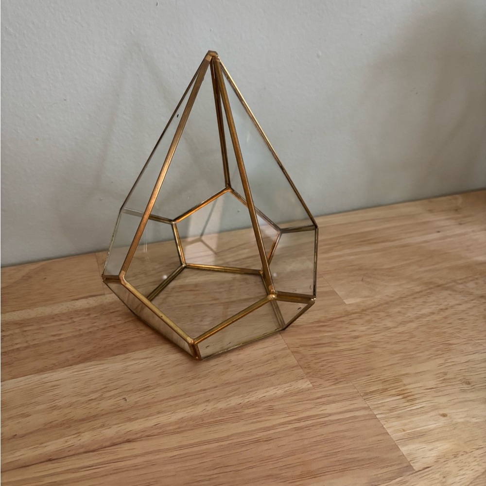 Geometric Gold Terrarium